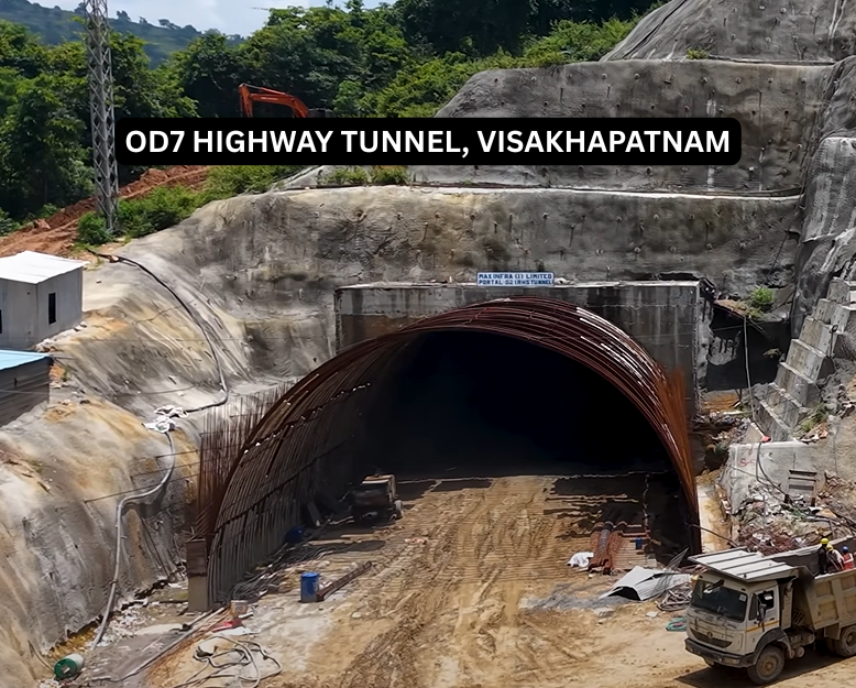 OD7 Highway Tunnel Visakhapatnam