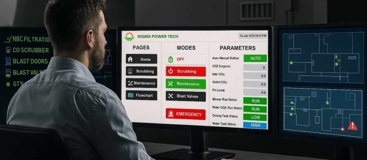 Sigma power tech shelter Control System
